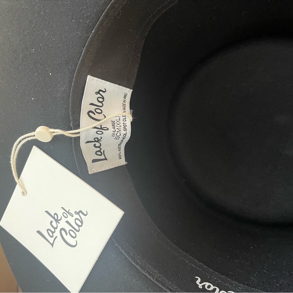 NWT Lack of Color Black Fedora in style “The Phoenix”. - Picture 8 of 15